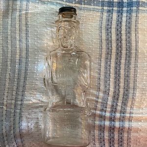 One Large Abe Lincoln bank. Black lid